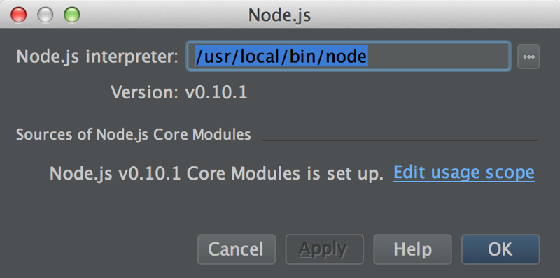 Node config